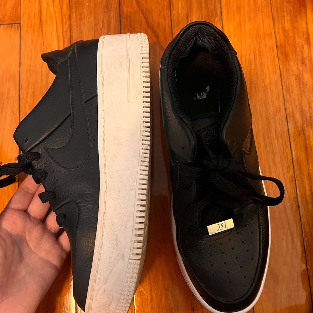 Nike Black and White Athletic Shoes